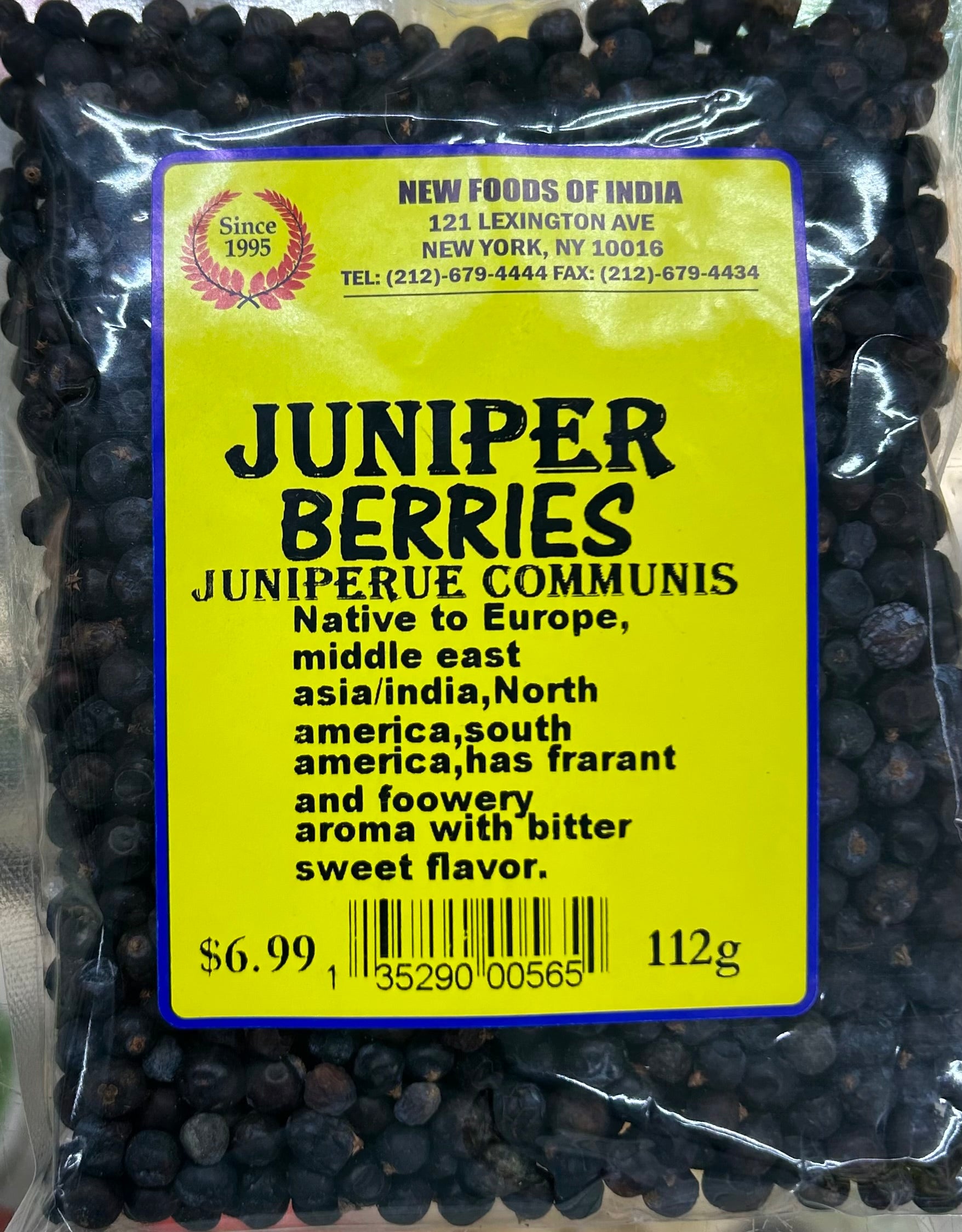 100% Pure & Natural Juniper Berries 112 grams