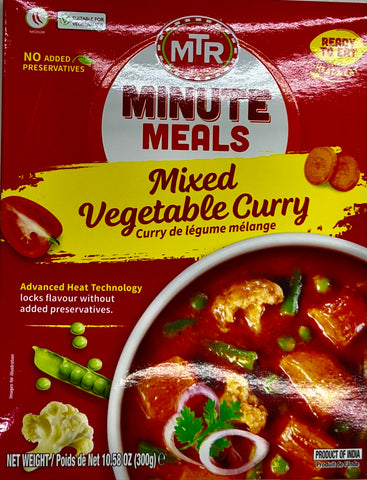 MIXED VEGETABLE CURRY 300gr. MTR