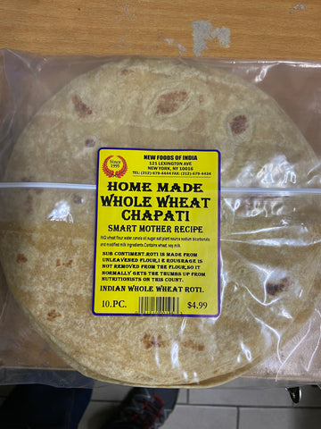 Home Made Whole Wheat Capati ( 10 Pc )