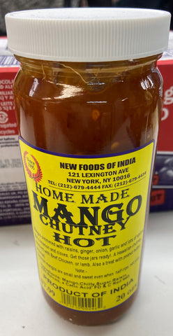 MANGO CHUTNEY HOT 20 OZS
