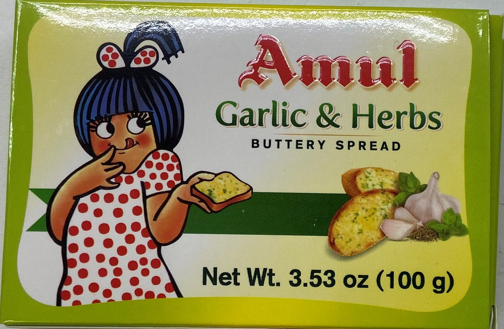 Amul Butter Garlic & Herbs 100 grams.