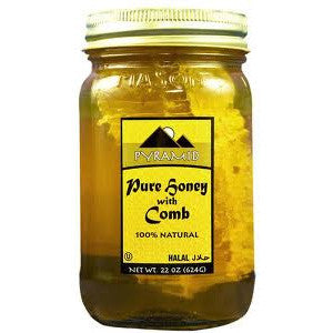 HONEY PURE WITH COMB 22 OZS