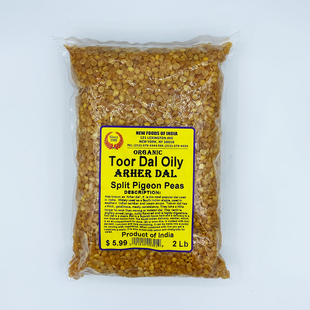 Organic Toor Dal Oily Arher Dal Split Pigeon Peas