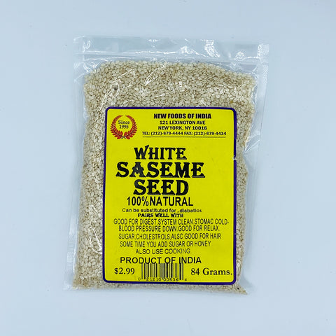 SASEME SEEDS WHITE 84 grams.
