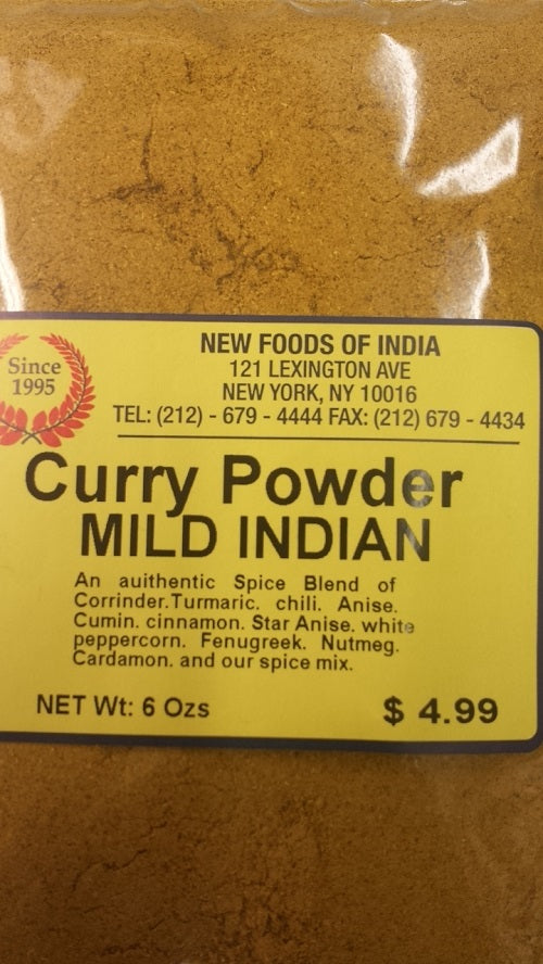 Curry Powder Mild Indian 6 ozs
