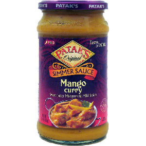 Mango Curry Simmer Sauce 10 ozs (pataks)