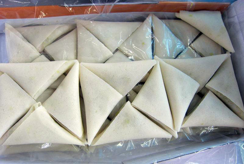 SAMOSAS FROZEN Peas & Potatoes 50 PC