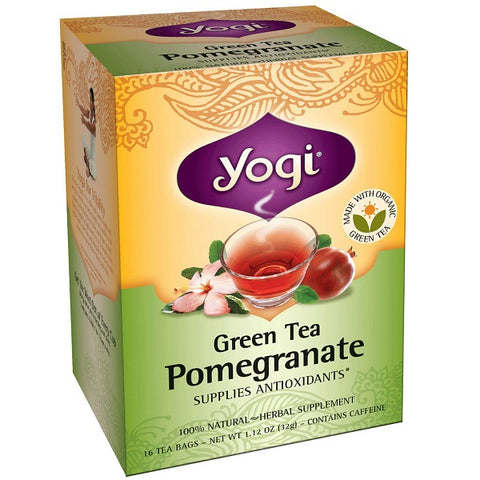 yogi green tea pomegranate 32 gram